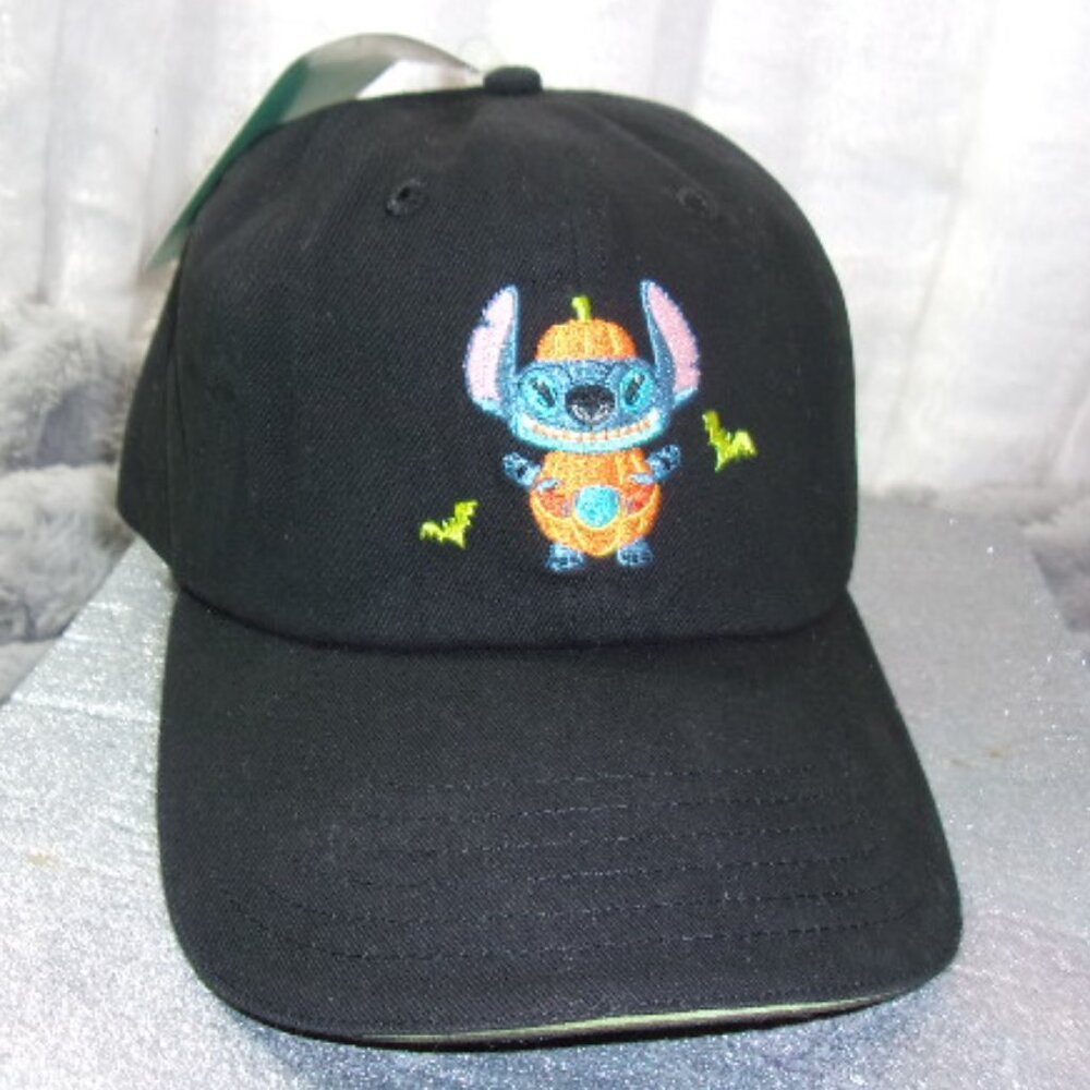 H-450 NWT DISNEY STITCH HALLOWEEN BALL CAP - Picture 3 of 10